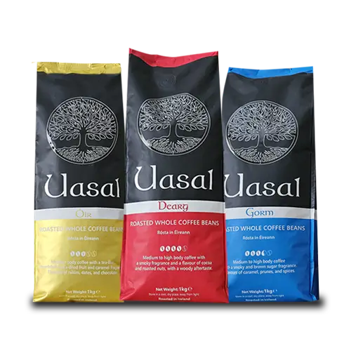 Uasal 1 kg Coffee Beans Locally Roasted in Ireland