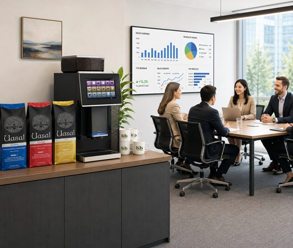 Meeting Room with a coffee station