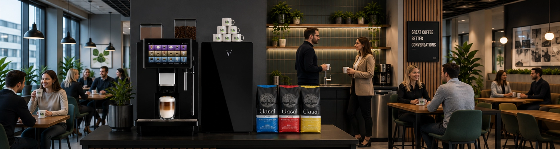 Coffee machines for workplace in Ireland banner