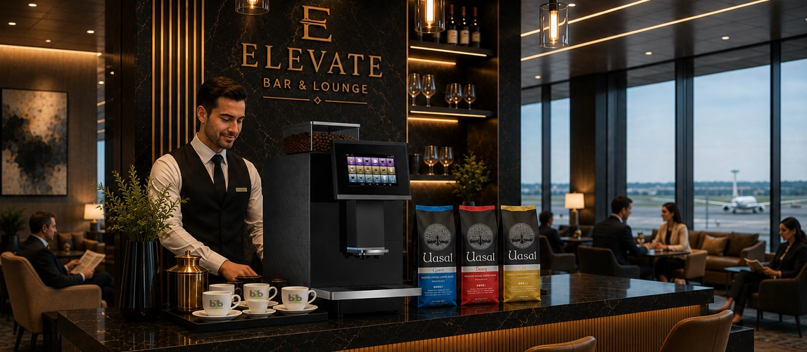 VIP lounge coffee machine