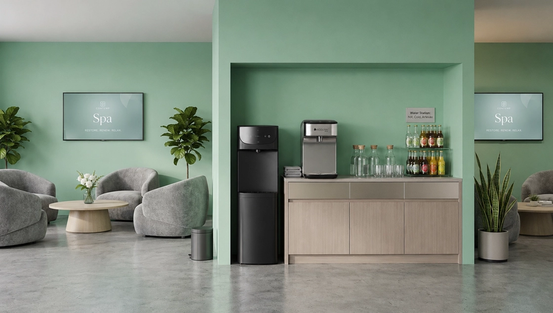 Watercoolers & water solutions for spa clinics