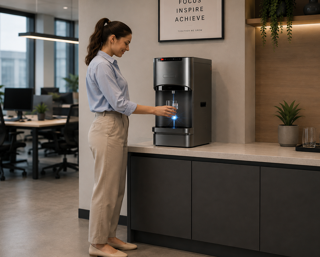 3 Temperature countertop water cooler